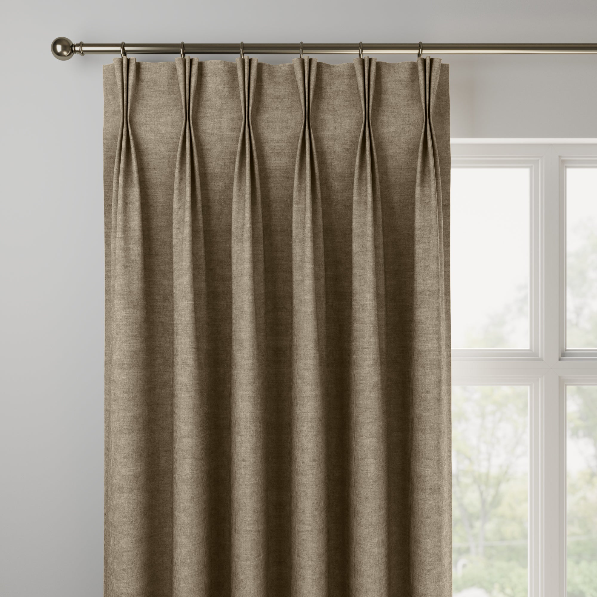 Luxury Velvet Made to Measure Curtains Lux Velvet Dove