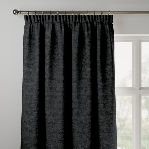 Luxury Velvet Made to Measure Curtains Lux Velvet Noir