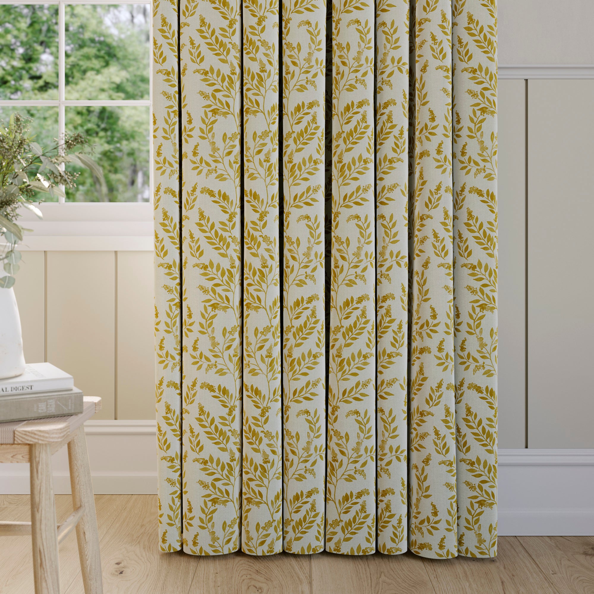 Emily Bond Delia Made to Measure Curtains Emily Bond Delia Ochre