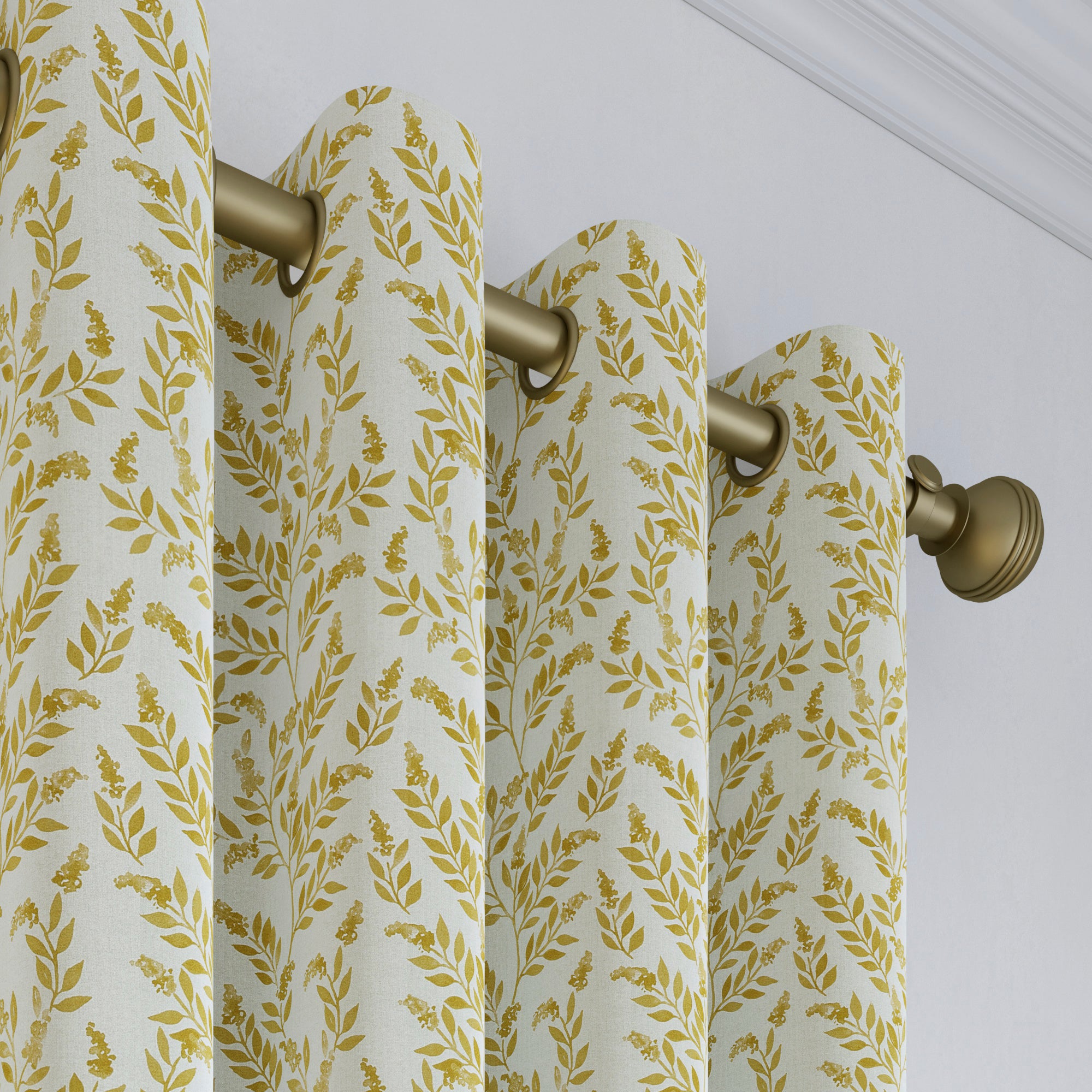 Emily Bond Delia Made to Measure Curtains Emily Bond Delia Ochre