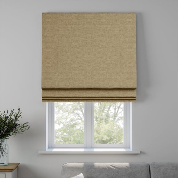 Luxury Velvet Made to Measure Roman Blind Lux Velvet Stone