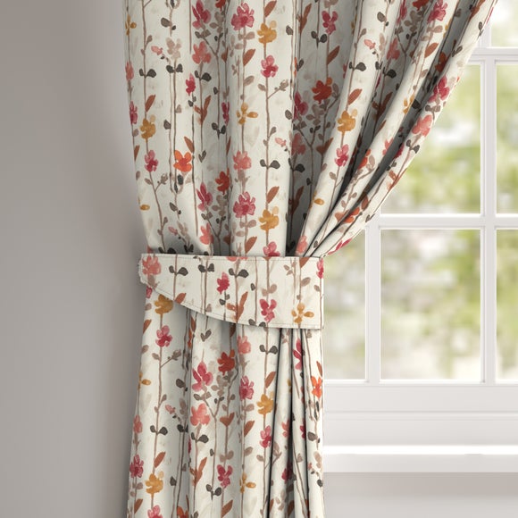 Woodland Floral Made to Order Tieback Woodland Floral Raspberry