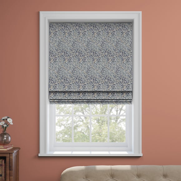 William Morris At Home Willow Bough Made To Measure Roman Blind William Morris Willow Bough Woven Ink