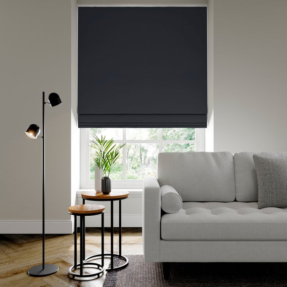 Panama Plain Made to Measure Roman Blind Panama Ink