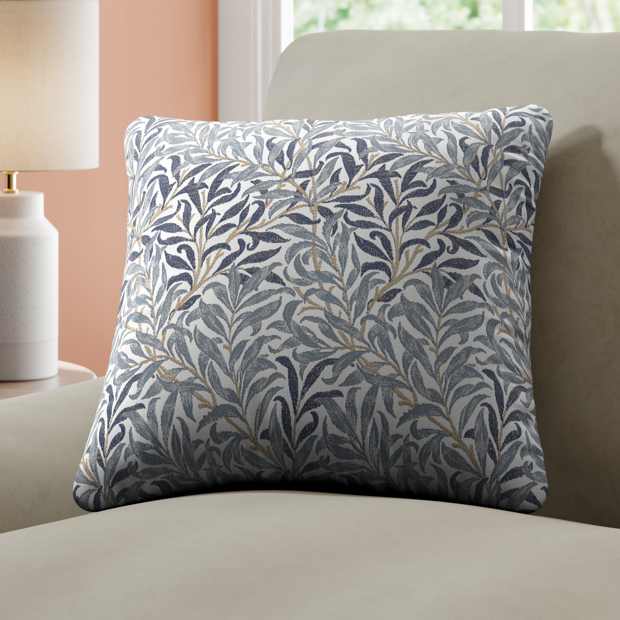 William Morris At Home Willow Bough Made To Order Cushion Cover William Morris Willow Bough Woven Ink