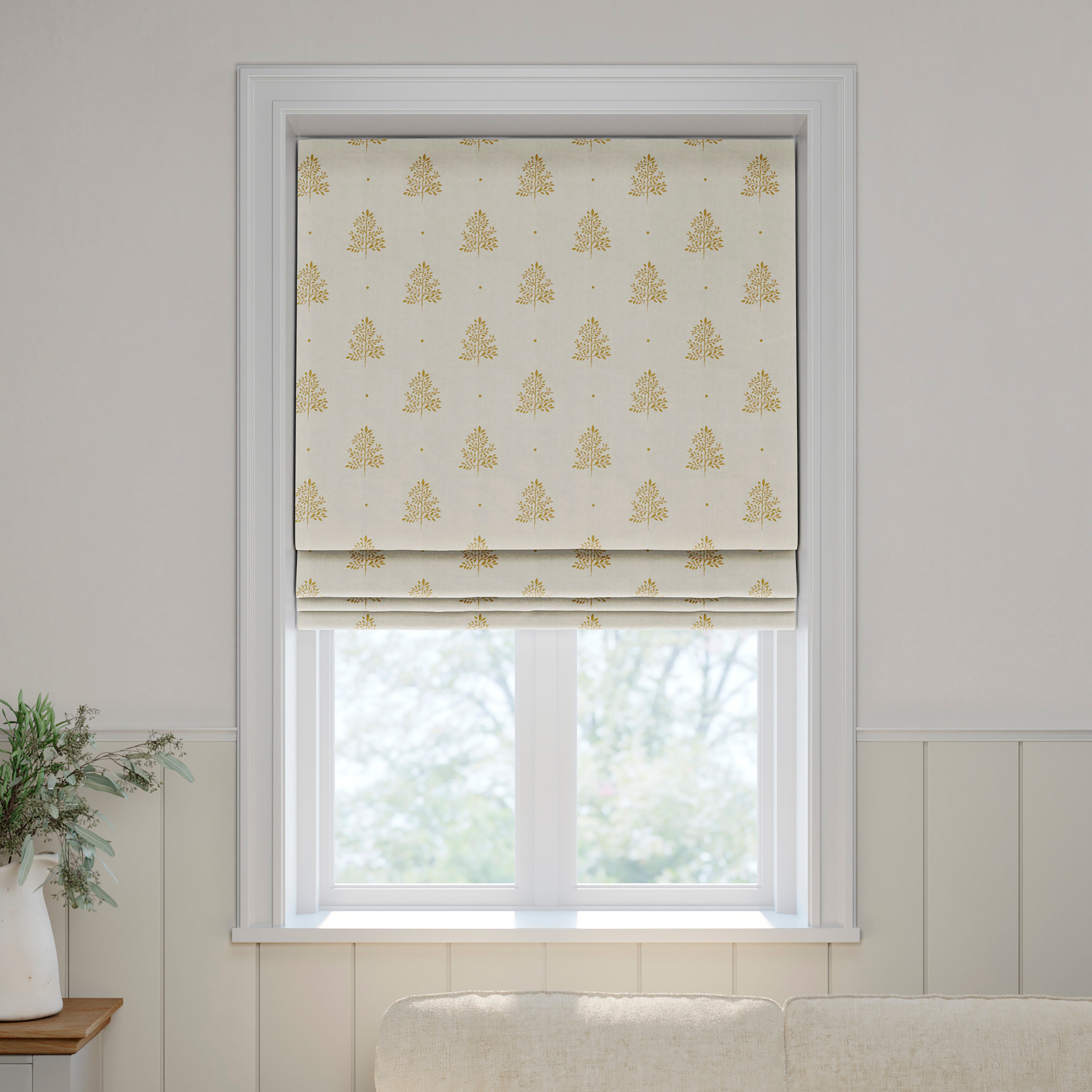 Emily Bond Zachary Made to Measure Roman Blind Emily Bond Zachary Ochre