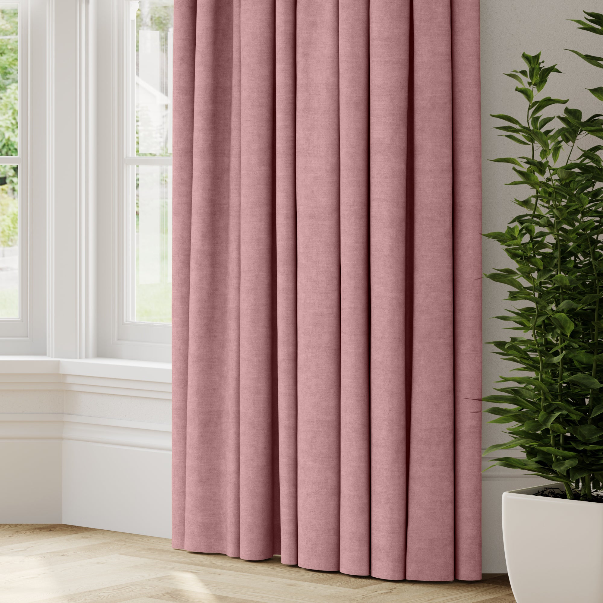 Luxury Velvet Made to Measure Curtains Lux Velvet Blush