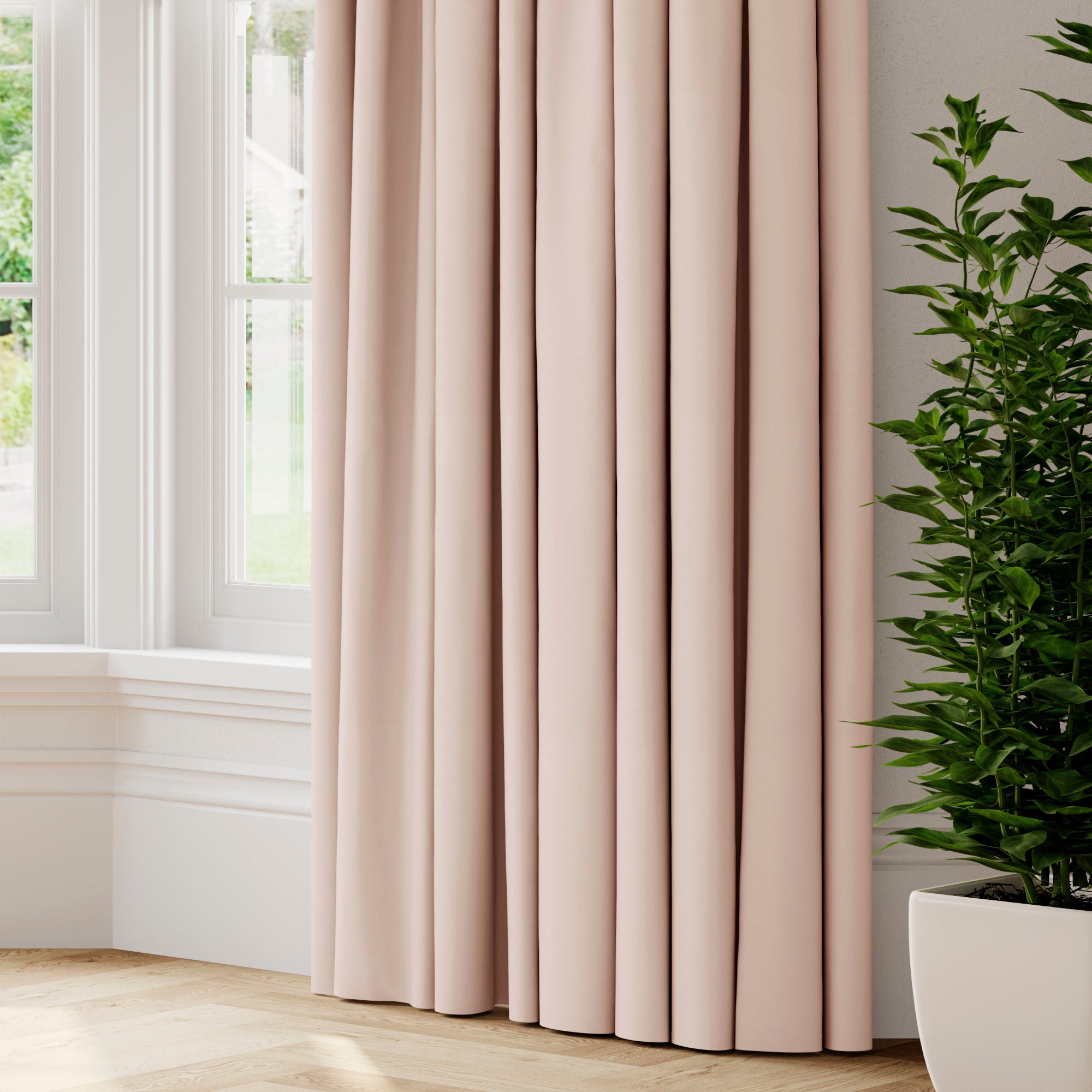 Panama Made to Measure Curtains Panama Blush