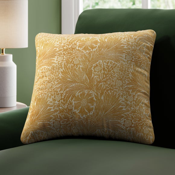 William Morris at Home Marigold Made to Order Cushion Cover William Morris Marigold Ochre