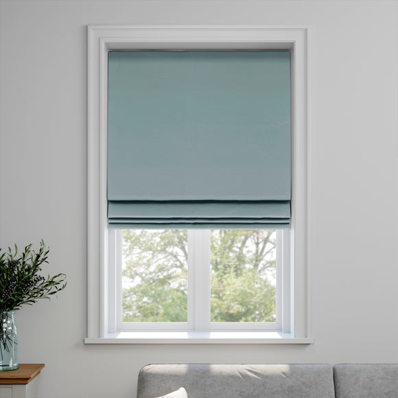 Panama Plain Made to Measure Roman Blind Panama Blue