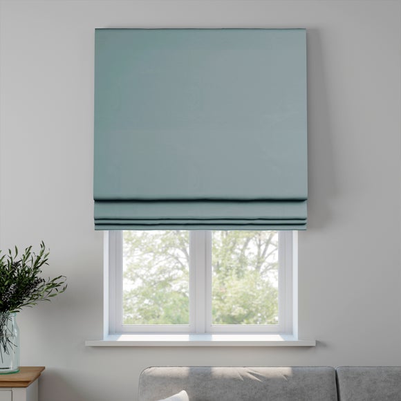 Panama Plain Made to Measure Roman Blind Panama Blue