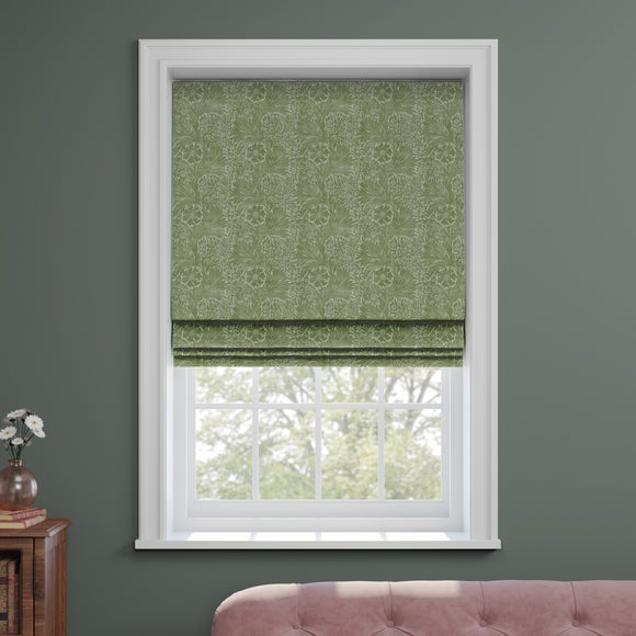 William Morris at Home Marigold Made to Measure Roman Blind William Morris Marigold Fennel