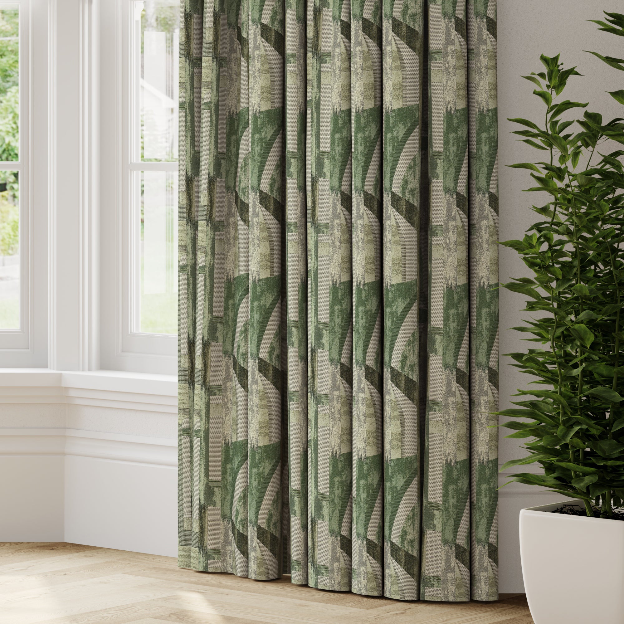 Dassau Made to Measure Curtains Dessau Green