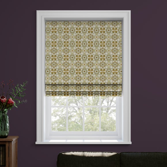Architectural Treasures Made to Measure Roman Blind Architectural Treasures Green