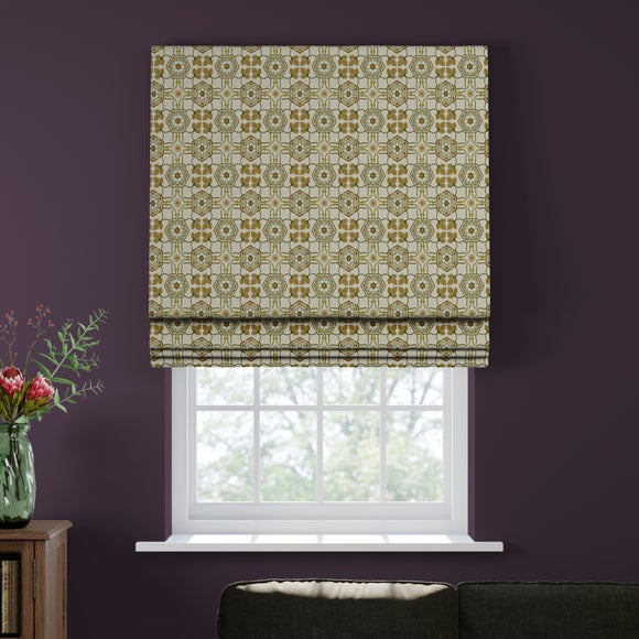 Architectural Treasures Made to Measure Roman Blind Architectural Treasures Green