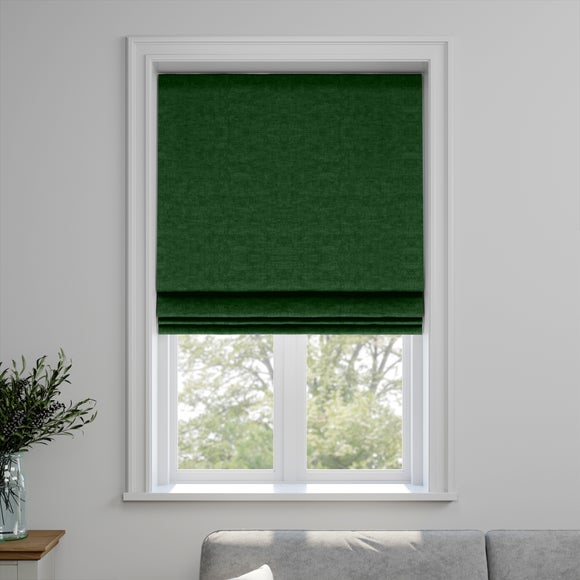 Luxury Velvet Made to Measure Roman Blind Lux Velvet Jade
