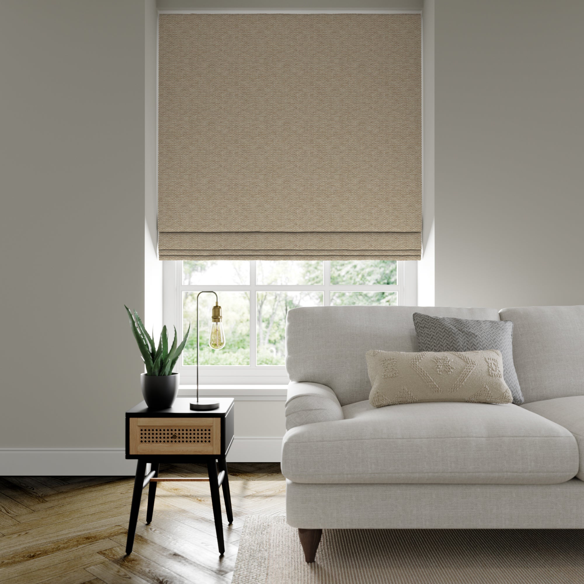 Everest Made to Measure Roman Blind Everest Mink