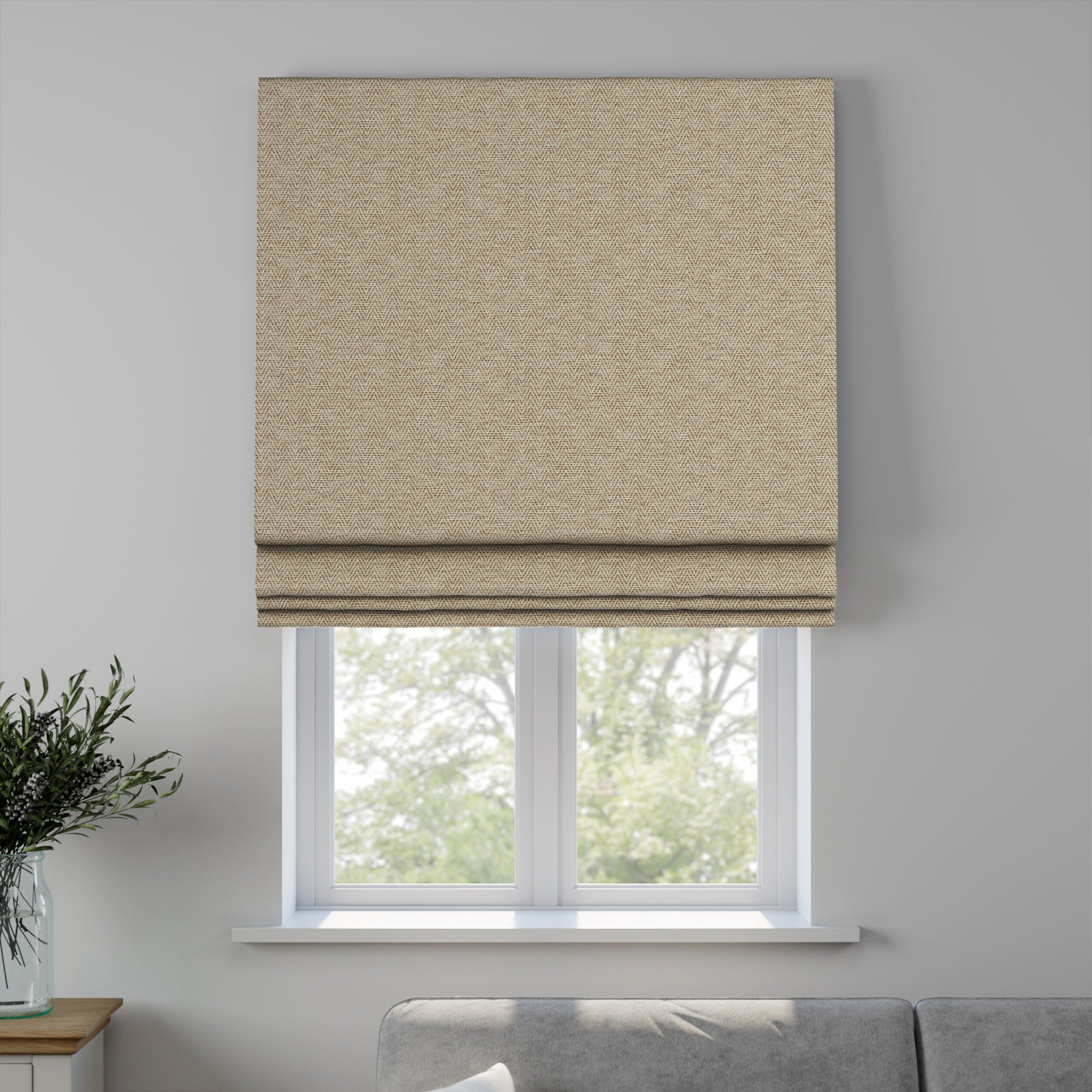 Everest Made to Measure Roman Blind Everest Mink