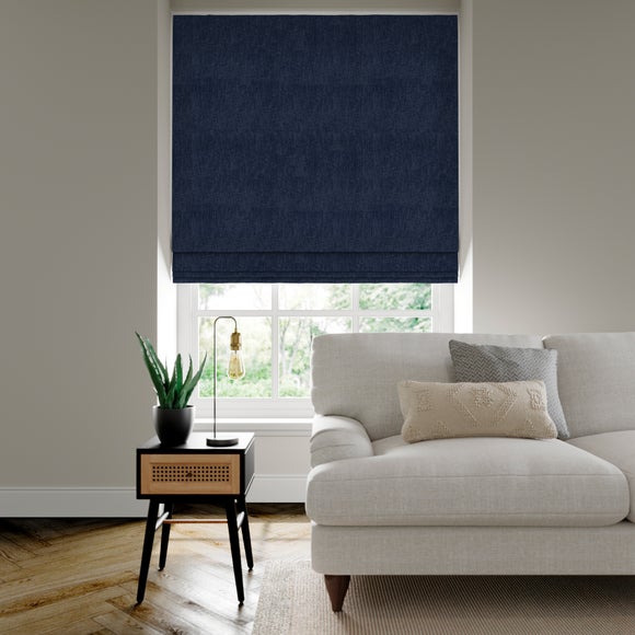 Lienna Made to Measure Roman Blind Lienna Indigo