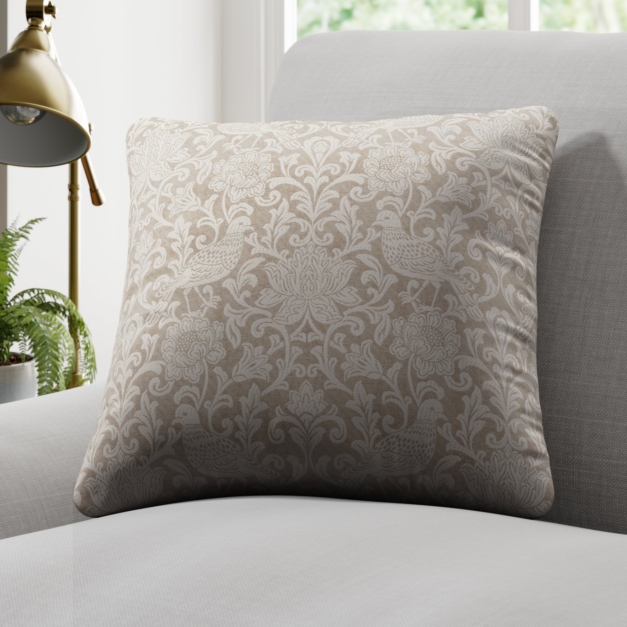 Vichy Made to Order Cushion Cover Vichy Dove