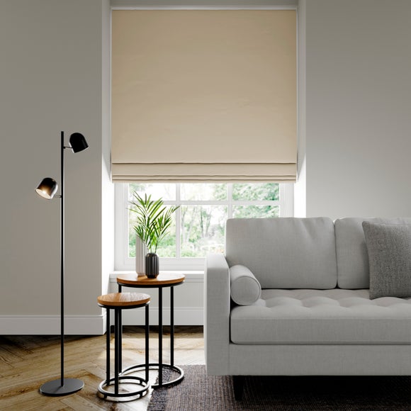 Panama Plain Made to Measure Roman Blind Panama Clay
