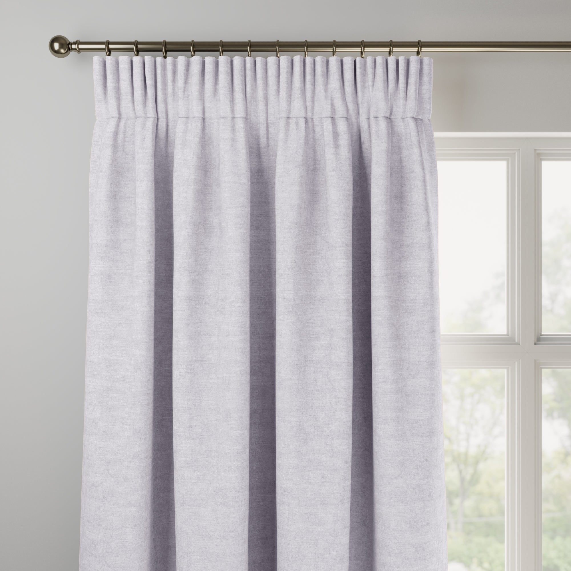 Luxury Velvet Made to Measure Curtains Lux Velvet White