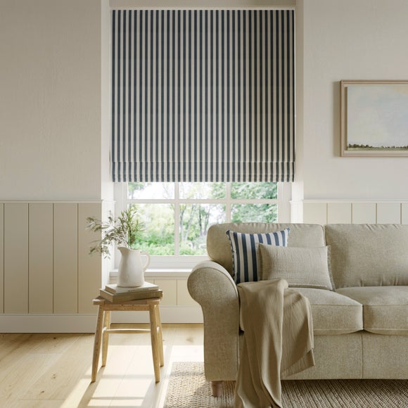 Emily Bond Elliot Made to Measure Roman Blind Emily Bond Elliot Indigo