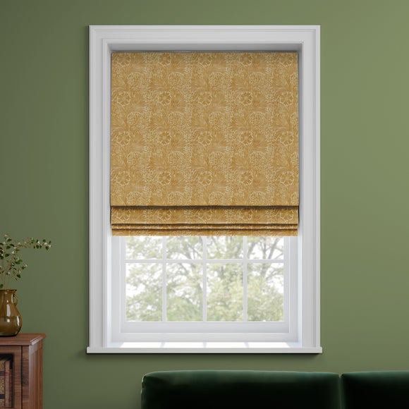 William Morris at Home Marigold Made to Measure Roman Blind William Morris Marigold Ochre