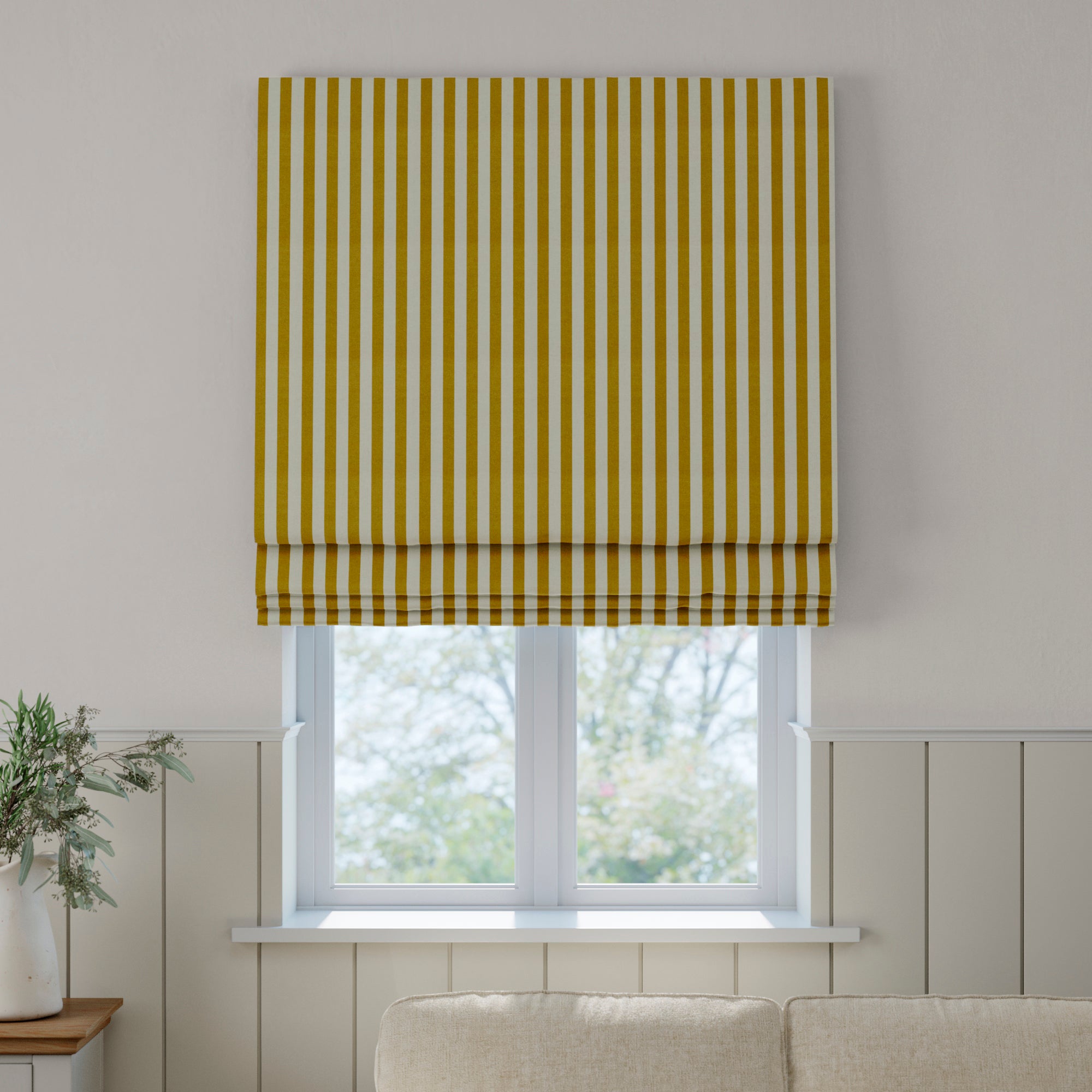 Emily Bond Elliot Made to Measure Roman Blind Emily Bond Elliot Ochre