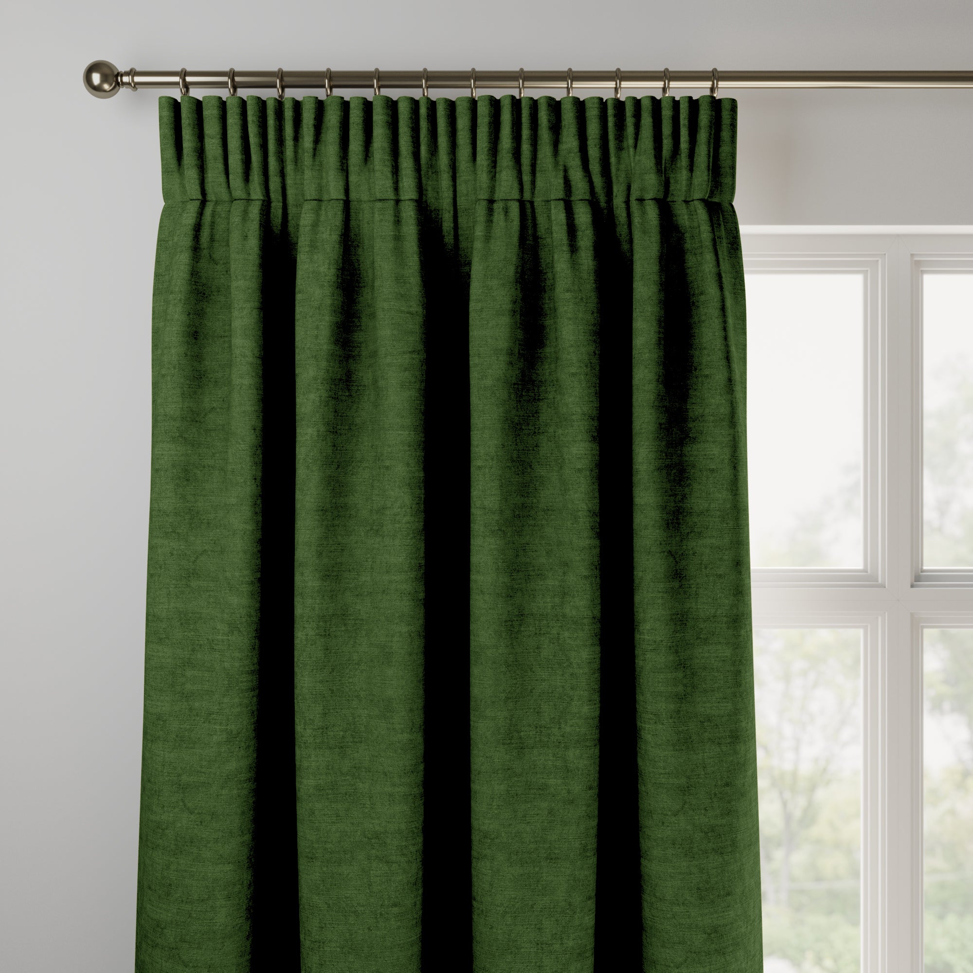 Luxury Velvet Made to Measure Curtains Lux Velvet Forest