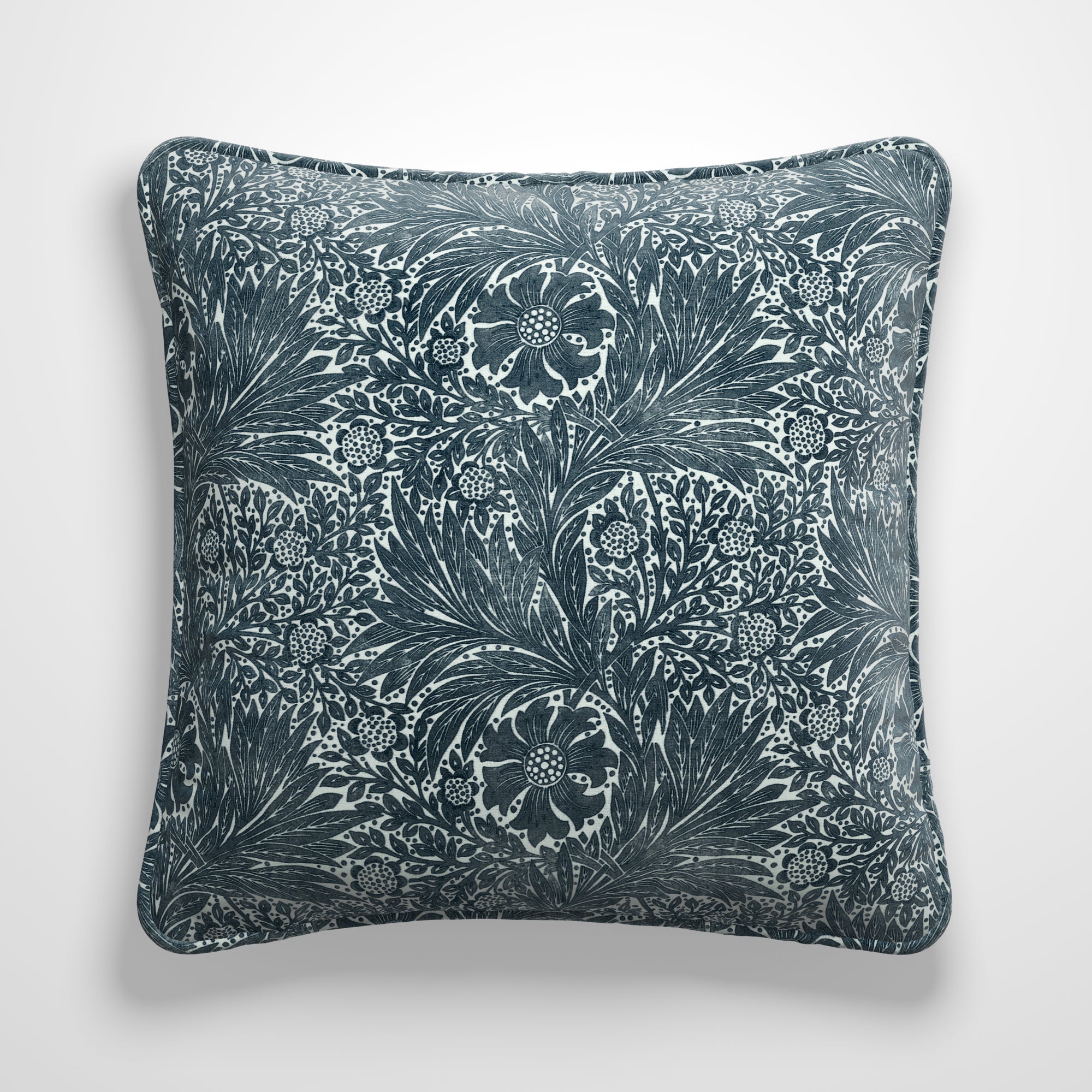 William Morris at Home Marigold Made to Order Cushion Cover William Morris Marigold Navy