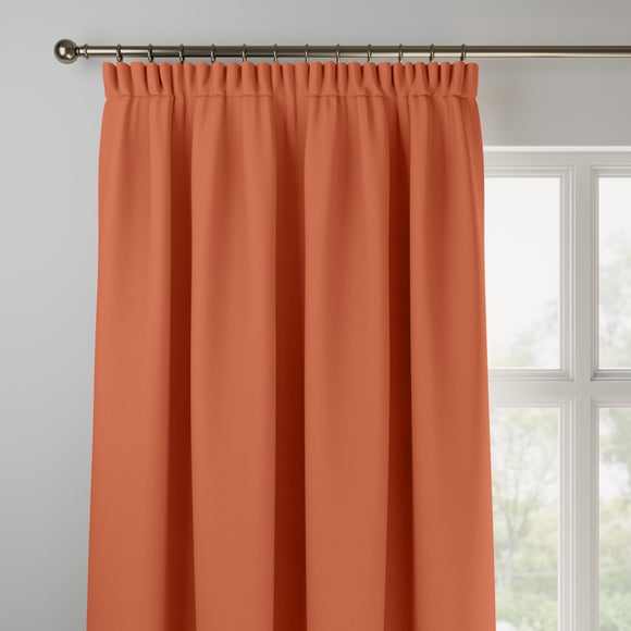 Panama Made to Measure Curtains Panama Burnt Sienna