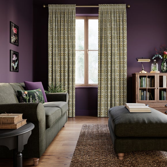 Architectural Treasures Made to Measure Curtains Architectural Treasures Green