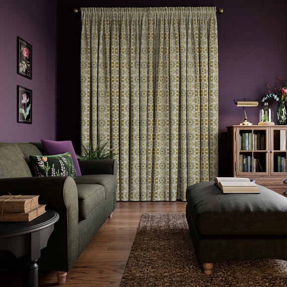 Architectural Treasures Made to Measure Curtains Architectural Treasures Green