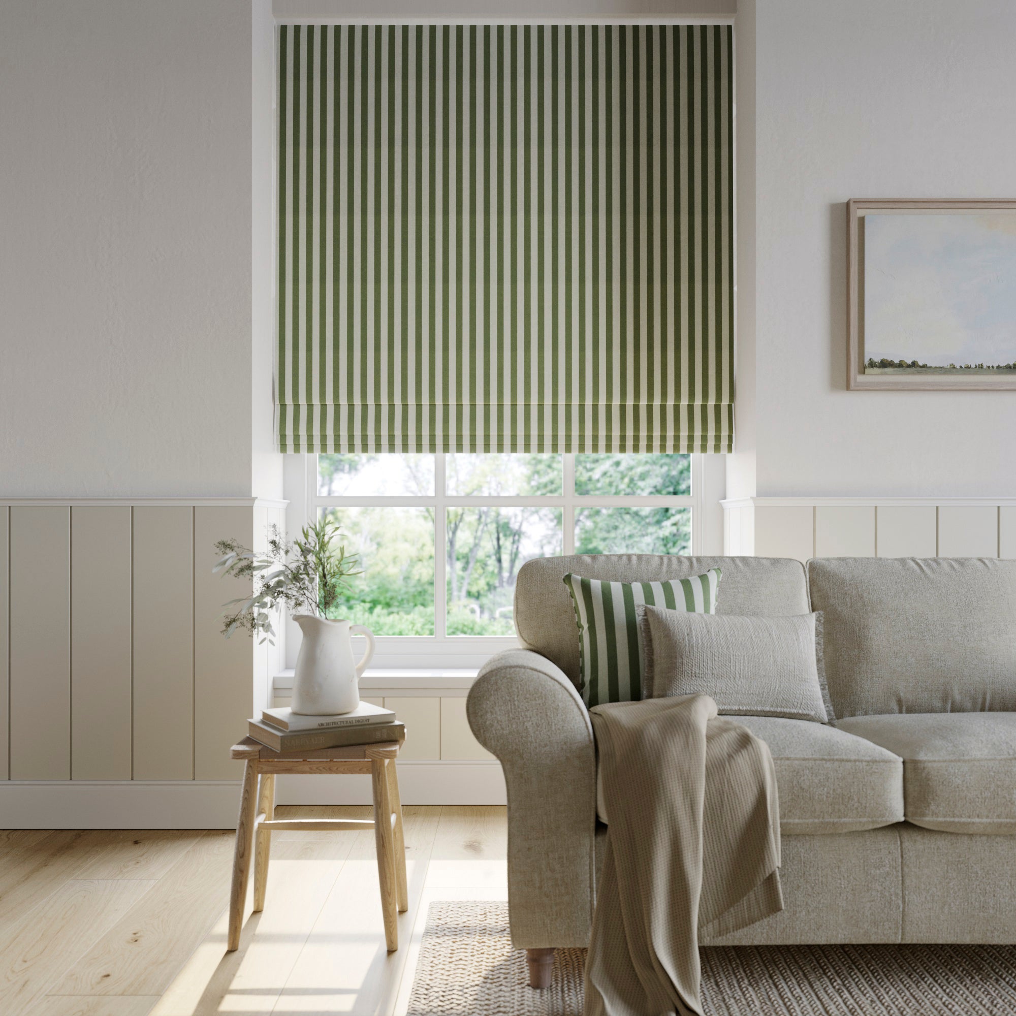 Emily Bond Elliot Made to Measure Roman Blind Emily Bond Elliot Sage