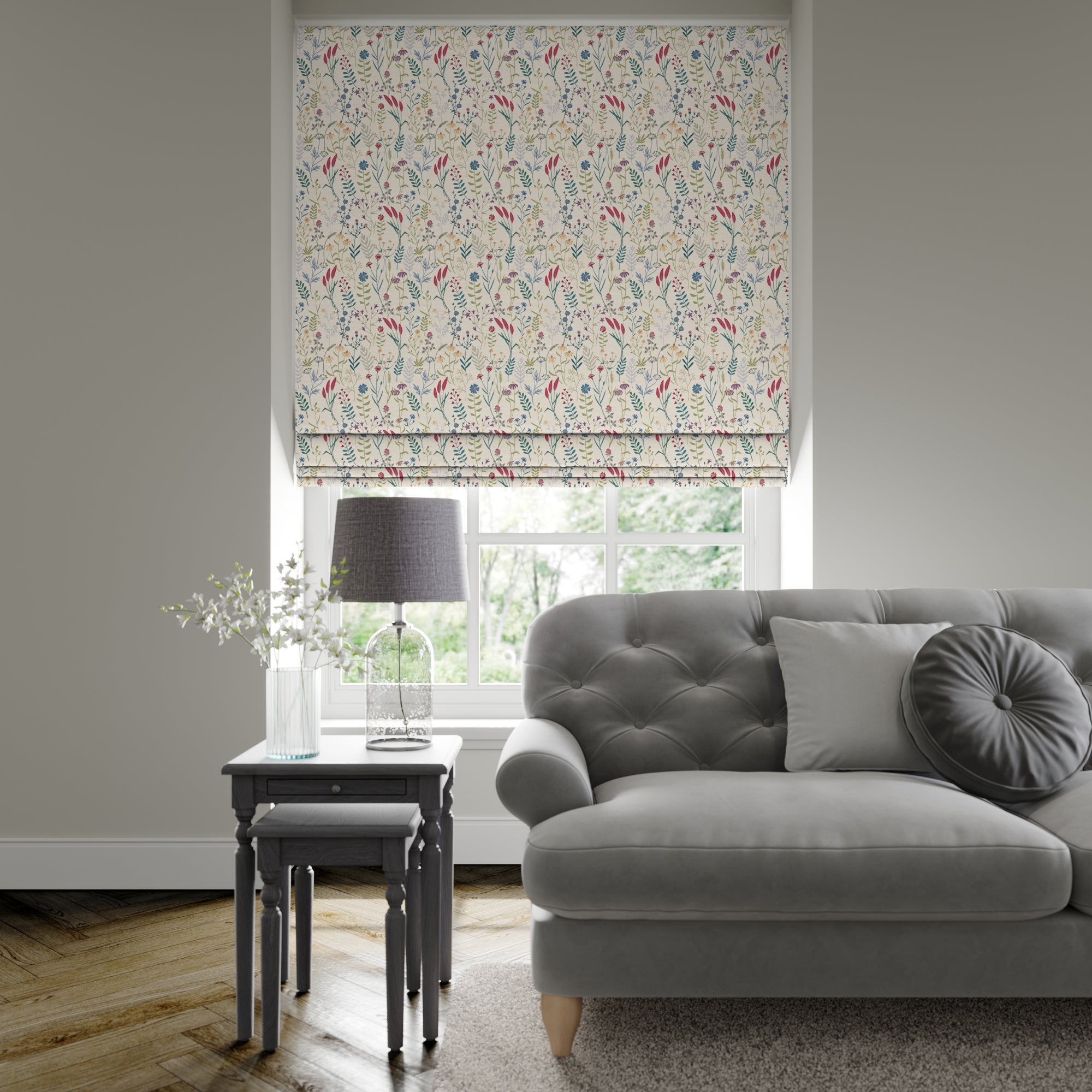 Lamorna Made to Measure Roman Blind Lamorna Chintz