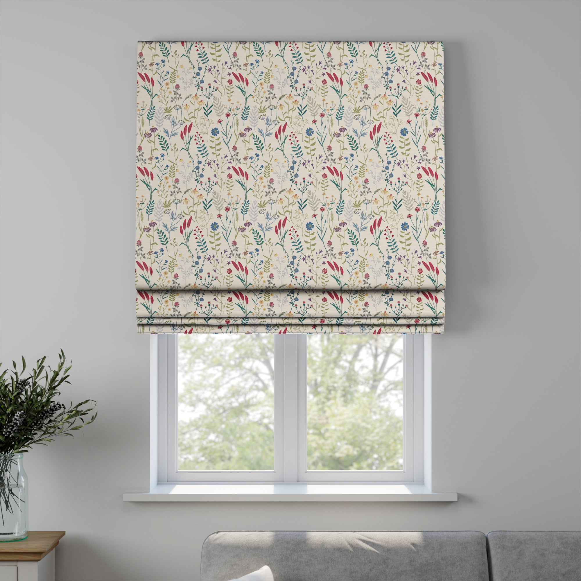 Lamorna Made to Measure Roman Blind Lamorna Chintz