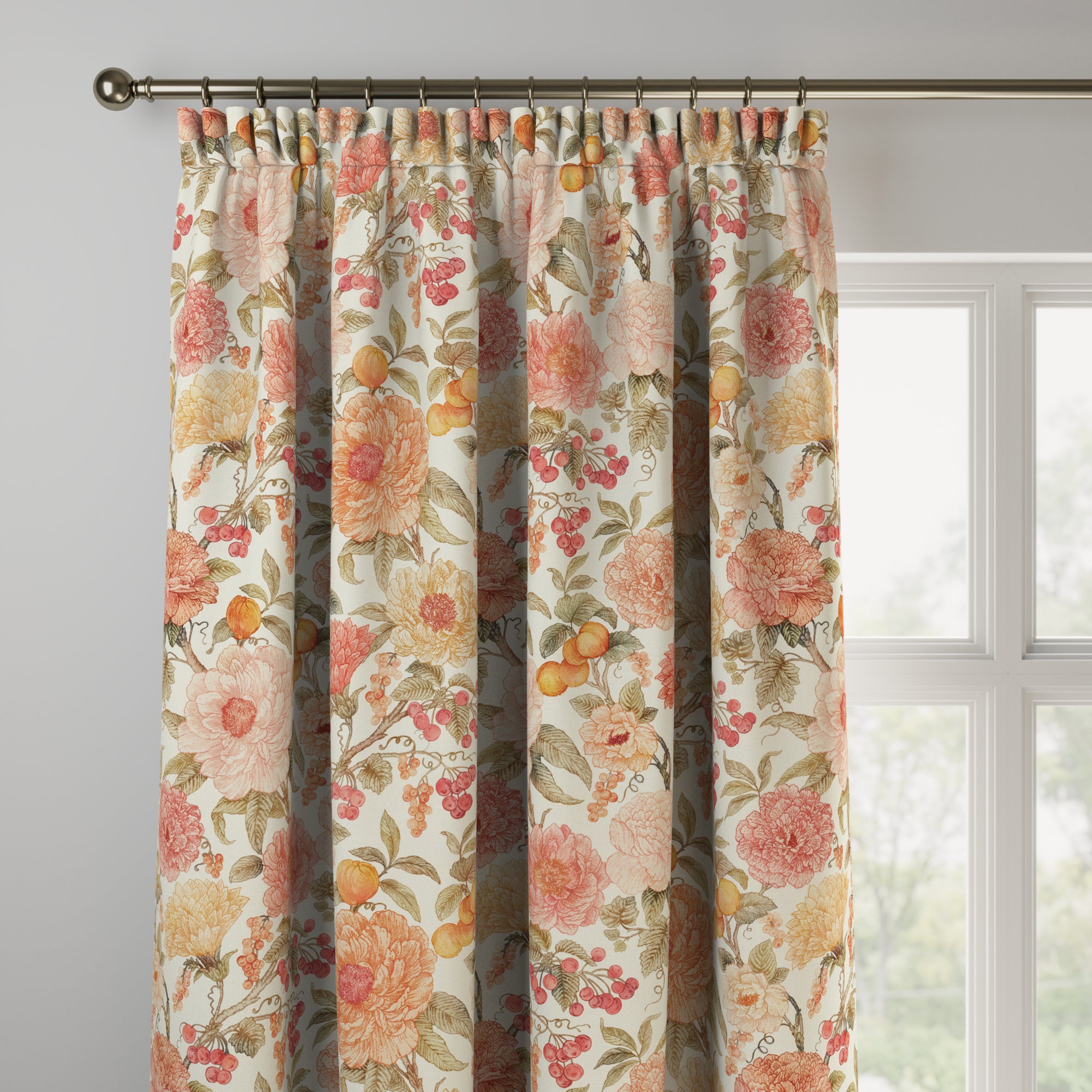 Firenze Made to Measure Curtains Firenze Burnt Sienna