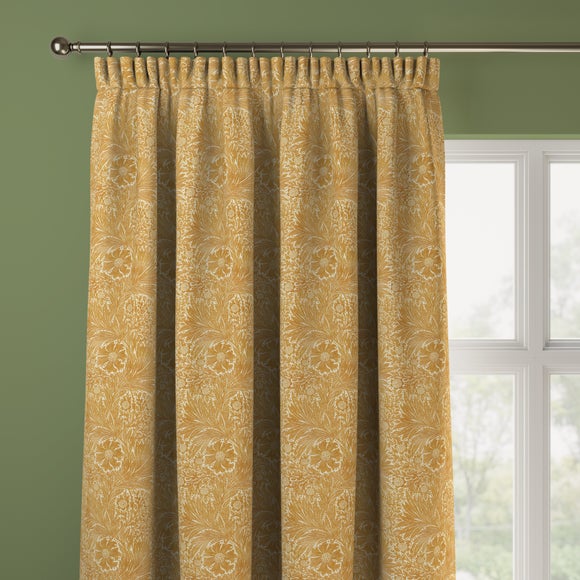William Morris at Home Marigold Made to Measure Curtains William Morris Marigold Ochre
