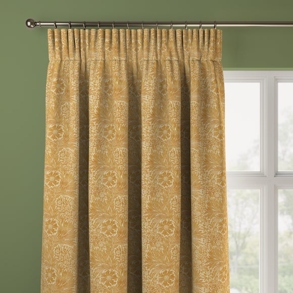 William Morris at Home Marigold Made to Measure Curtains William Morris Marigold Ochre