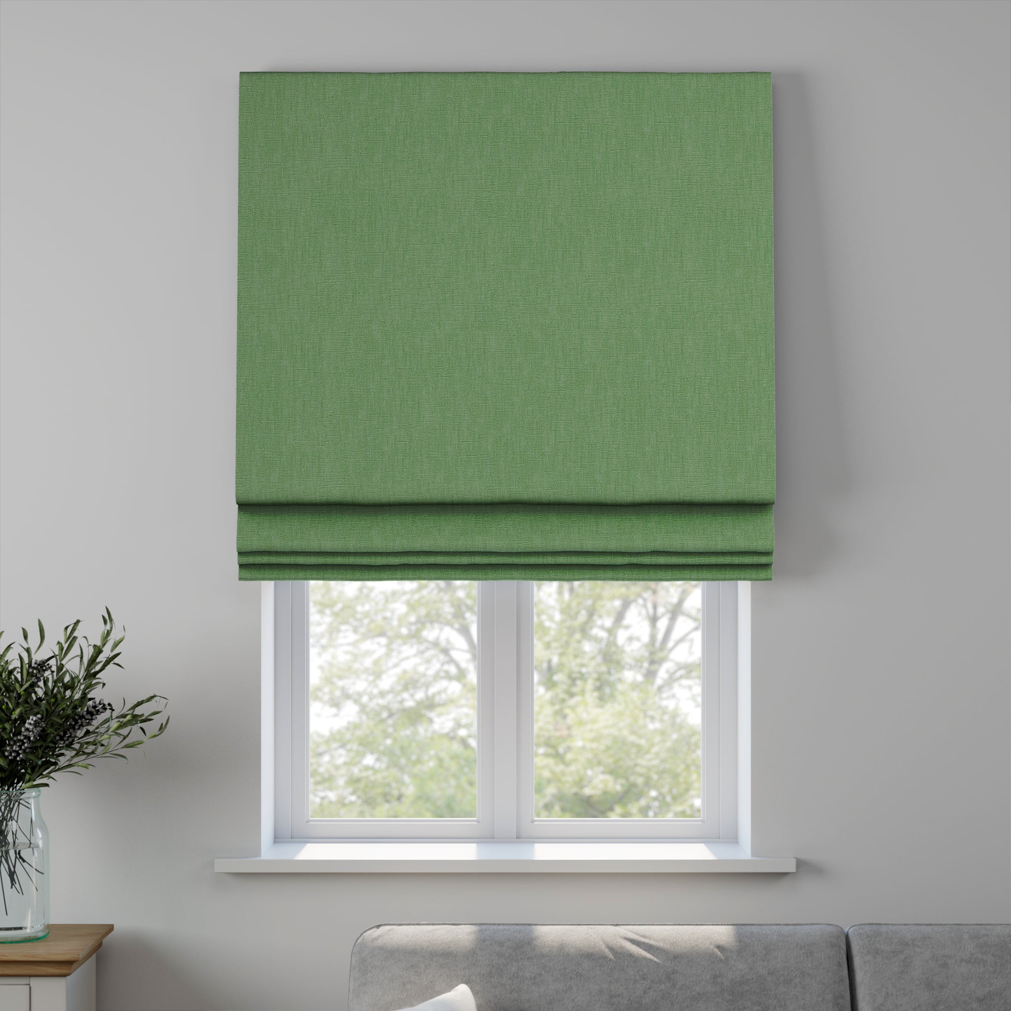 Lienna Made to Measure Roman Blind Lienna Verdigris