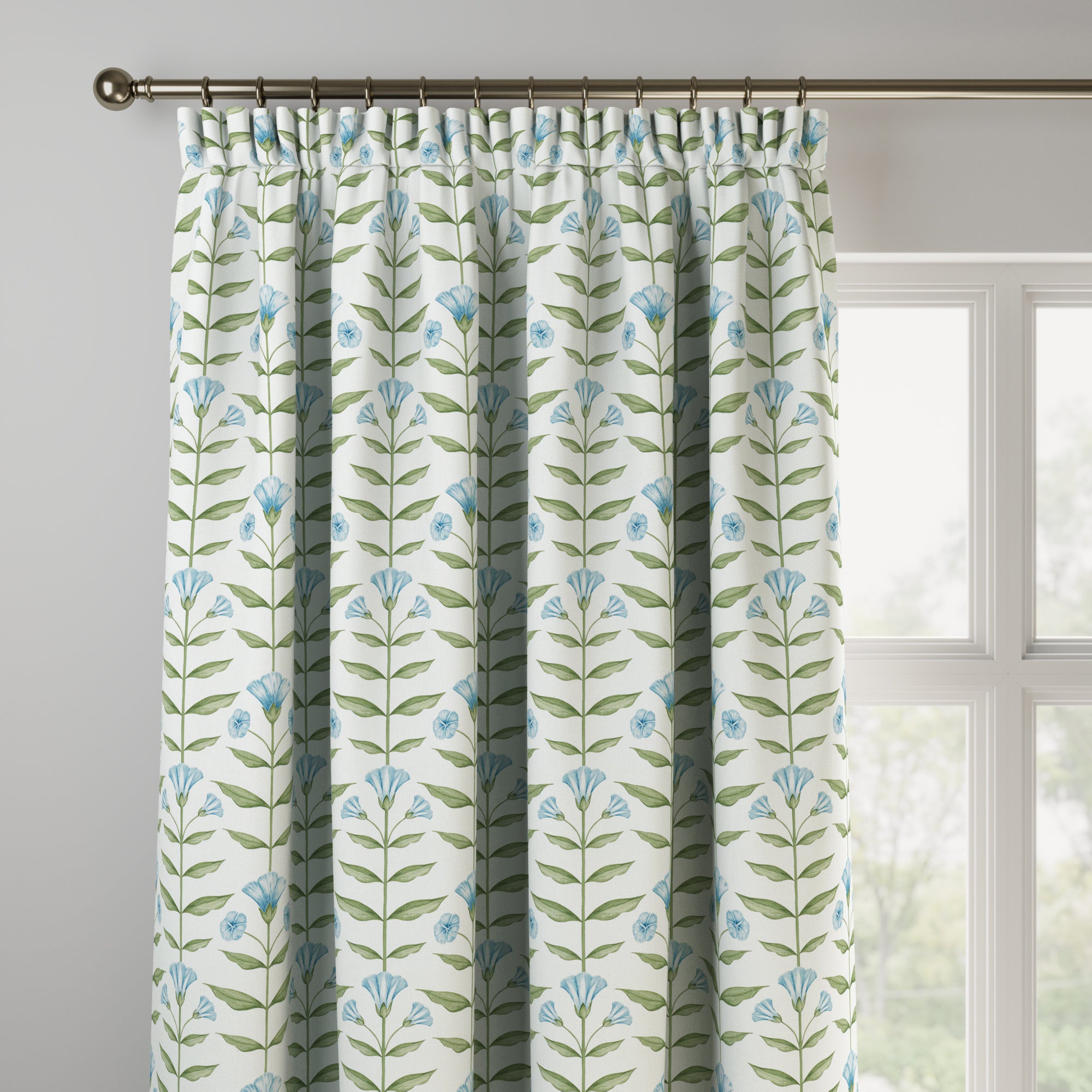 Ottilie Made to Measure Curtains Ottilie Bluebell