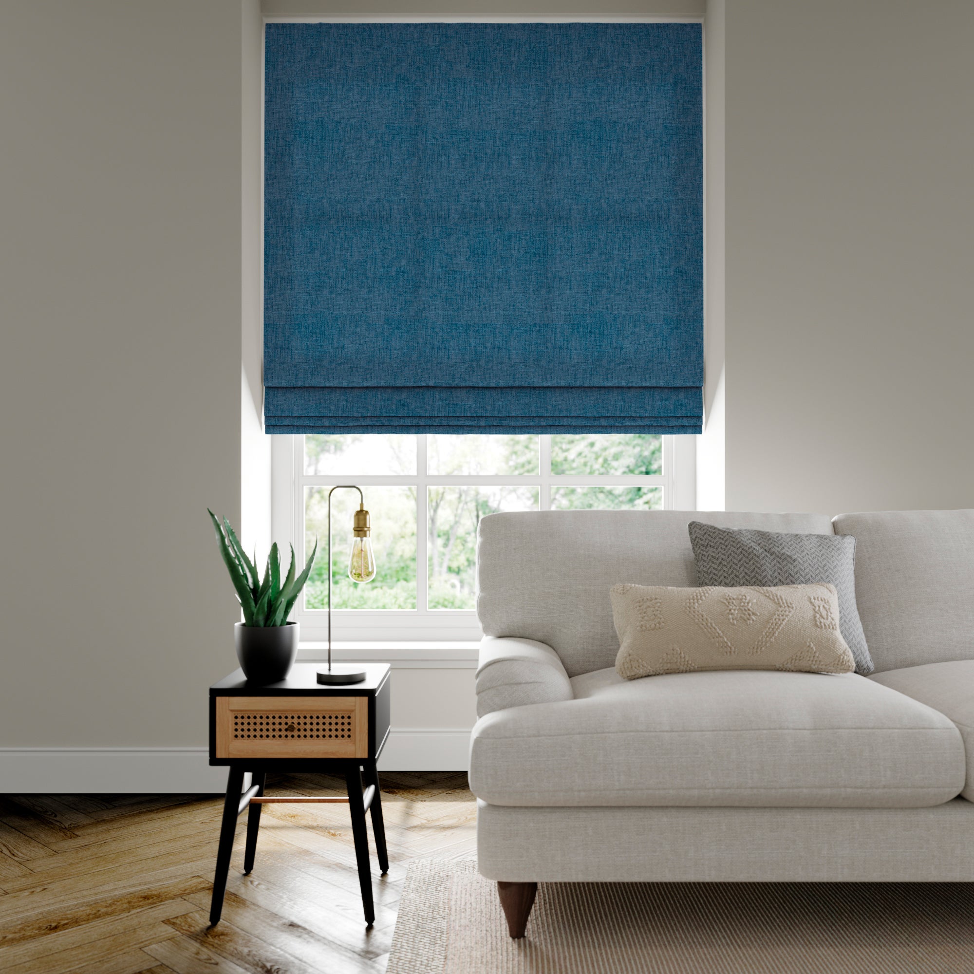 Lienna Made to Measure Roman Blind Lienna Marine