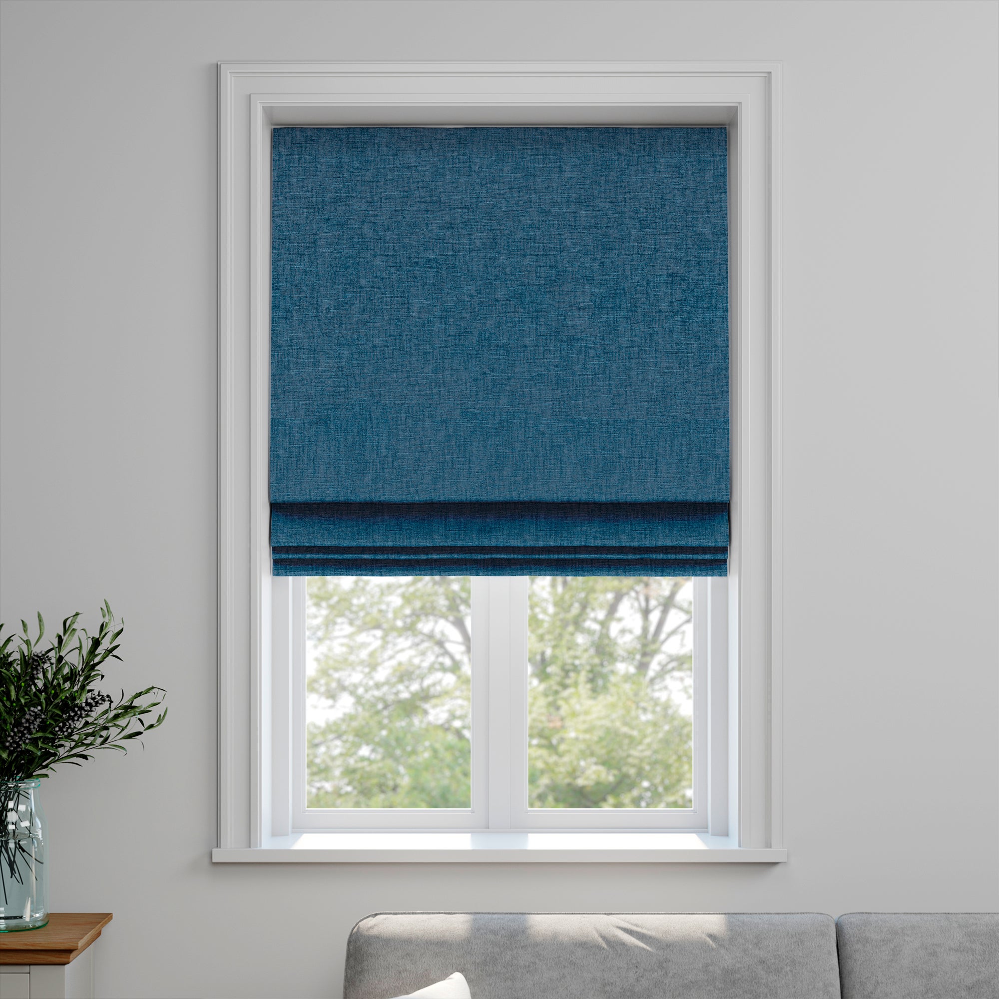 Lienna Made to Measure Roman Blind Lienna Marine