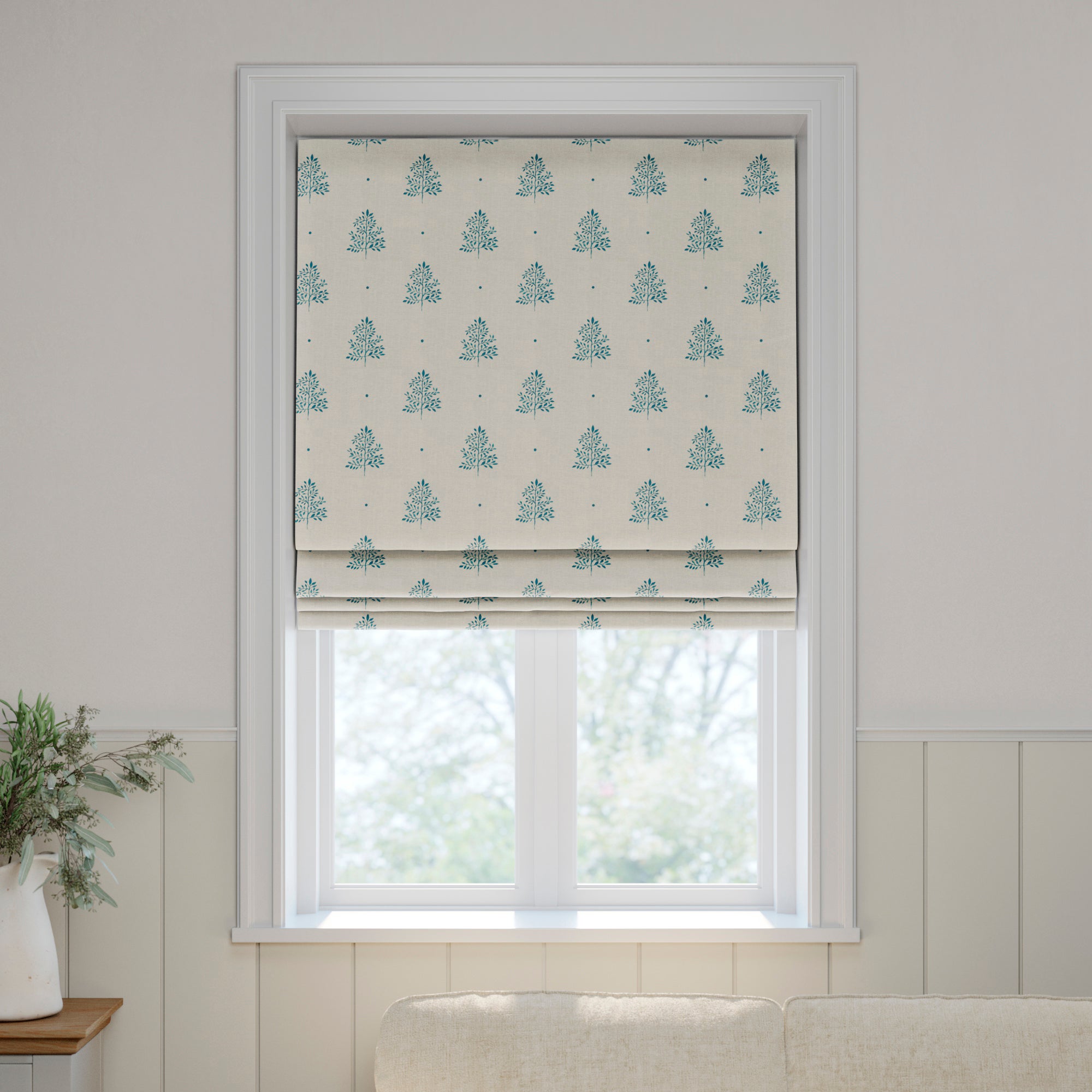 Emily Bond Zachary Made to Measure Roman Blind Emily Bond Zachary Indigo