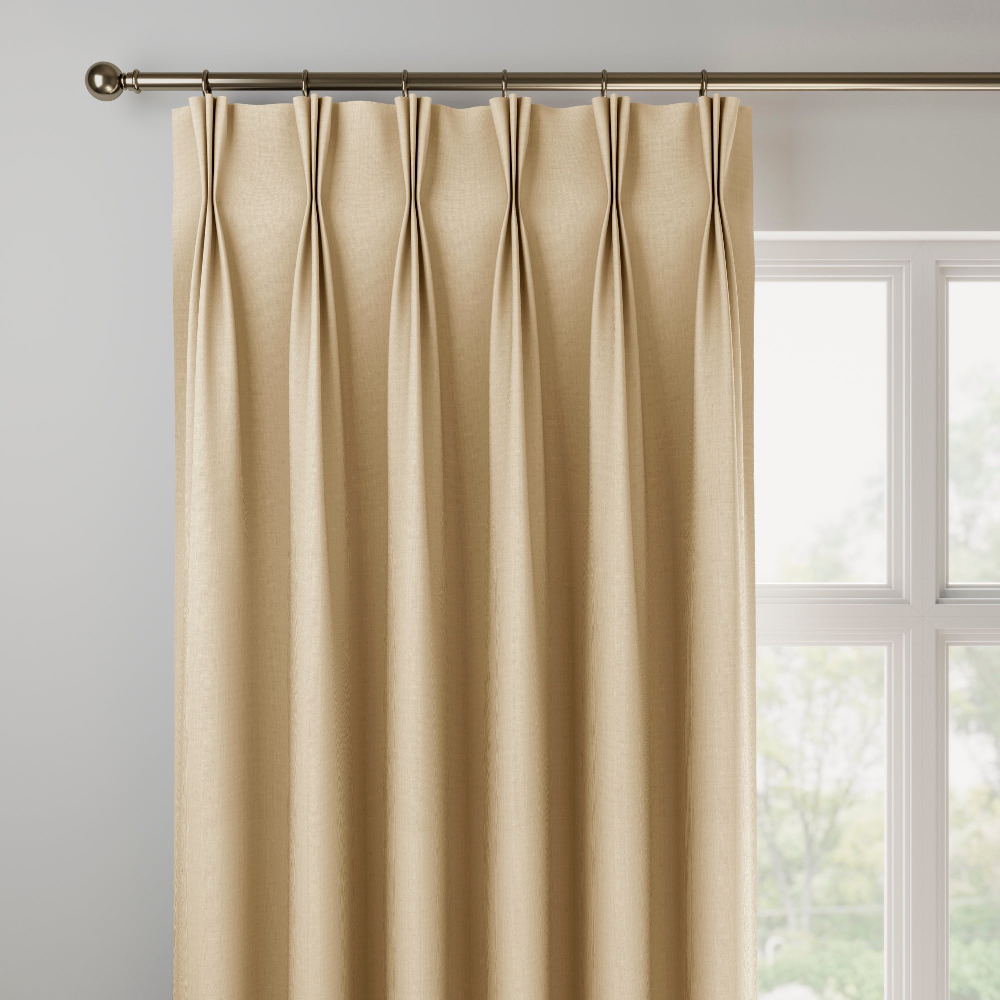 Panama Made to Measure Curtains Panama Oatmeal