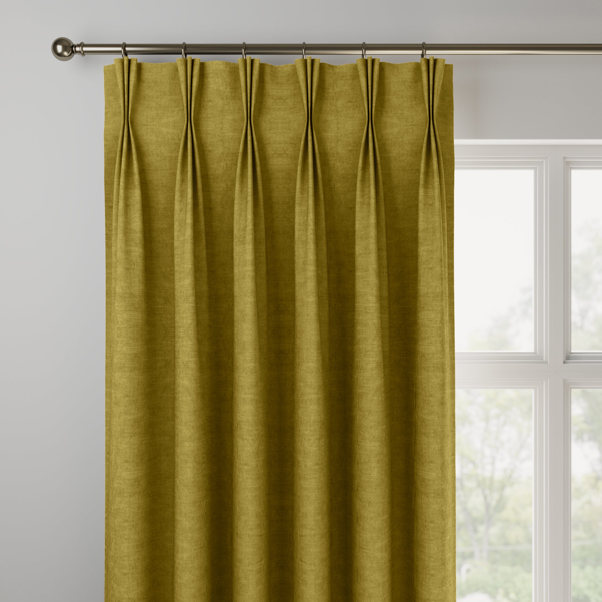 Luxury Velvet Made to Measure Curtains Lux Velvet Ochre