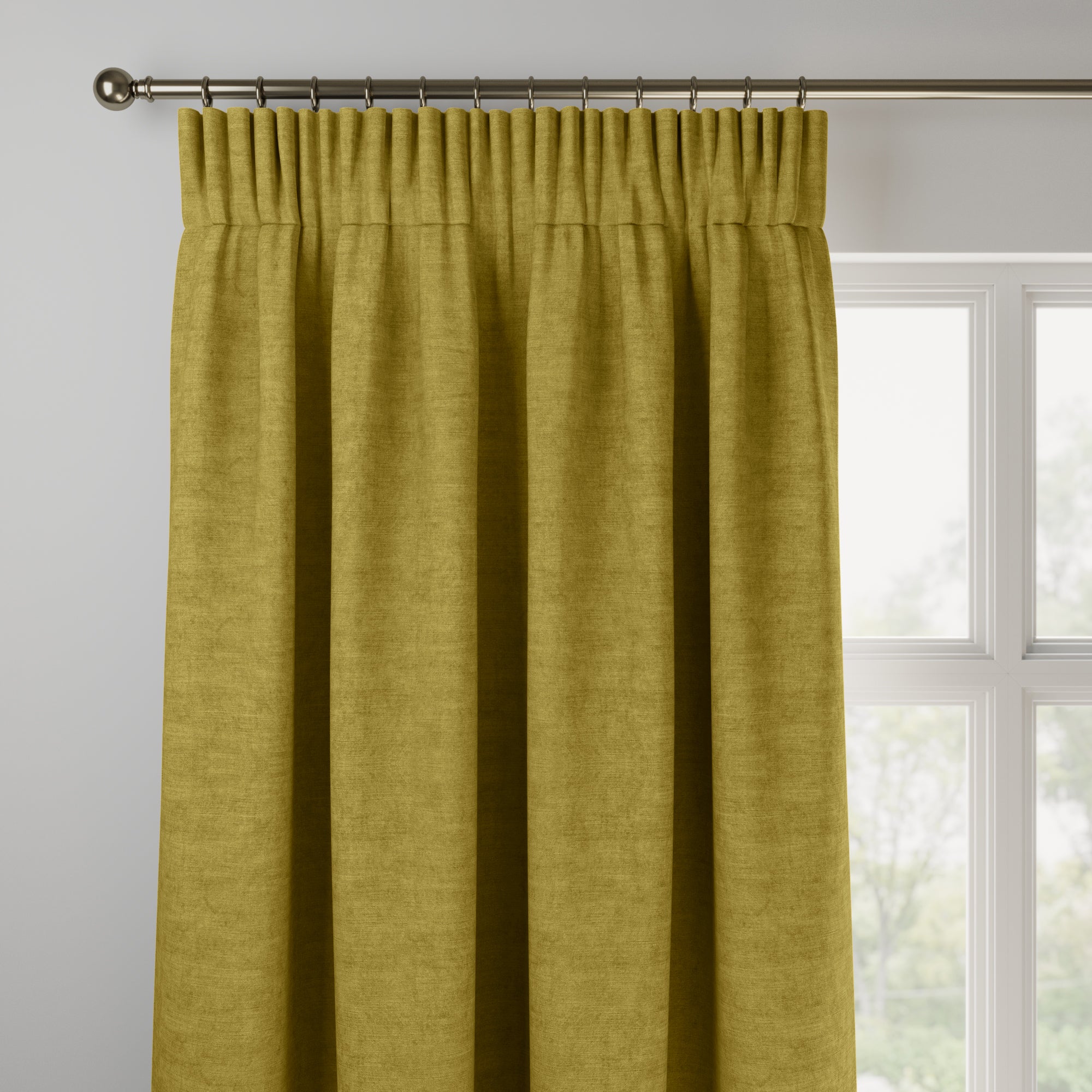 Luxury Velvet Made to Measure Curtains Lux Velvet Ochre