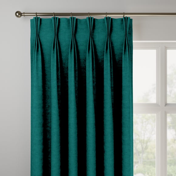 Luxury Velvet Made to Measure Curtains Lux Velvet Kingfisher