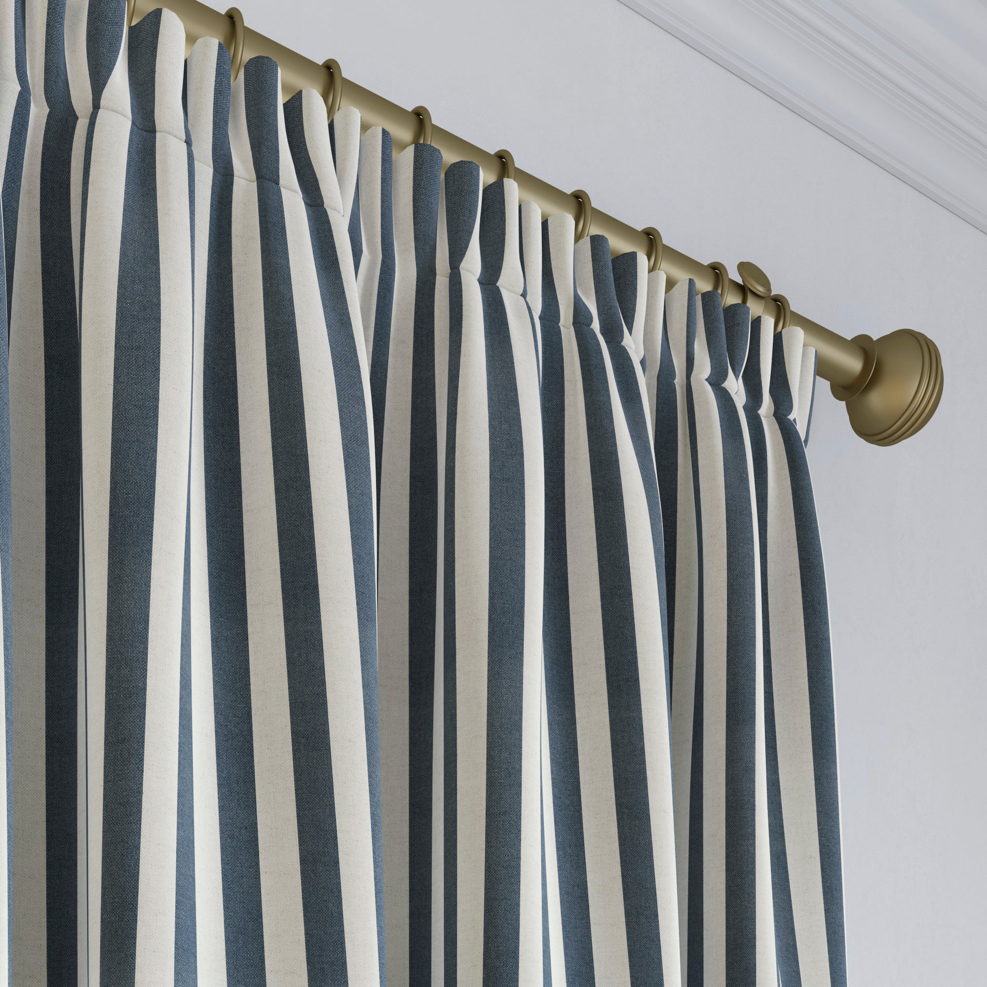 Emily Bond Elliot Made to Measure Curtains Emily Bond Elliot Indigo